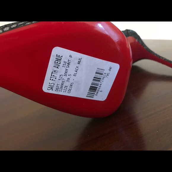 Christian Louboutin Follies lace 100mm fishnet - Picture 12 of 13